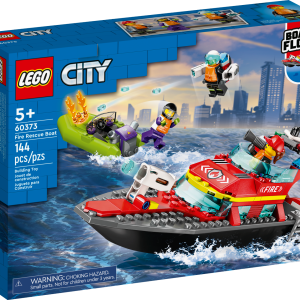 Lego CTY Fire Rescue Boat 60373