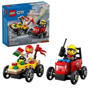 Lego CTY Pizza vs Fire Truck 60458