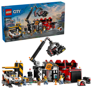 Lego CTY Scrapyard with Cars 60472